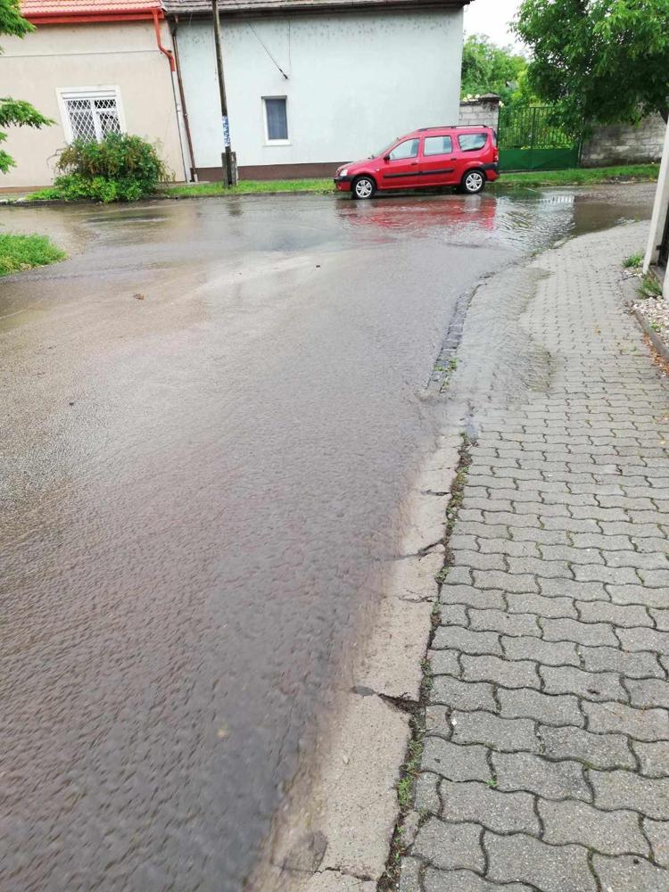 Esővízelvezetés Bp XXII kerület, Ostor utca